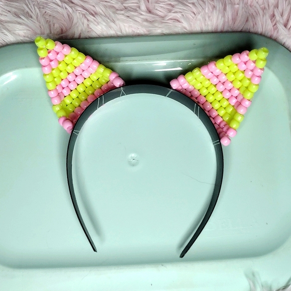Accessories | Rave Kandi Cat Ears Headband | Poshmark